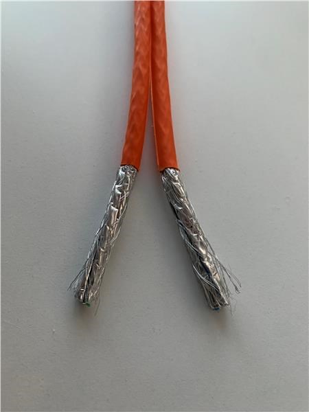 FTP TWIN kabel PlanetElite,  Cat6A,  drát,  4pár LS0H,  Dca,  oranžový,  500m,  cívka2 