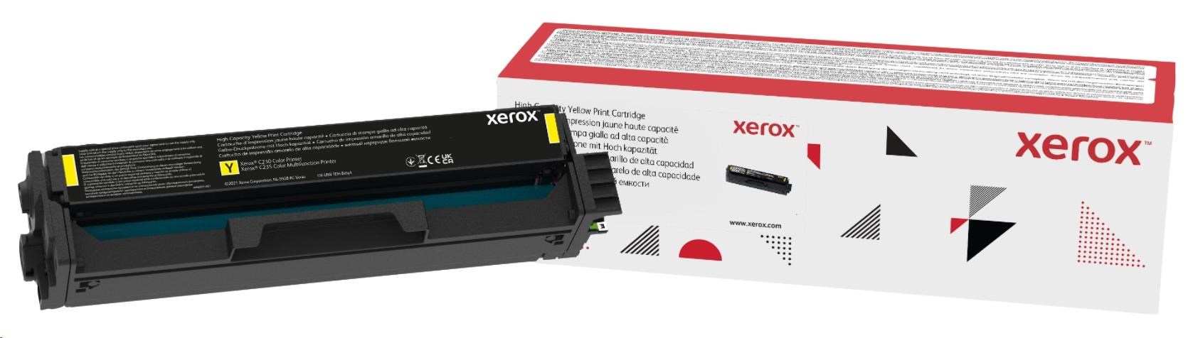 Žltá vysokokapacitná tonerová kazeta Xerox pre C230/C235 (2500 strán)0 