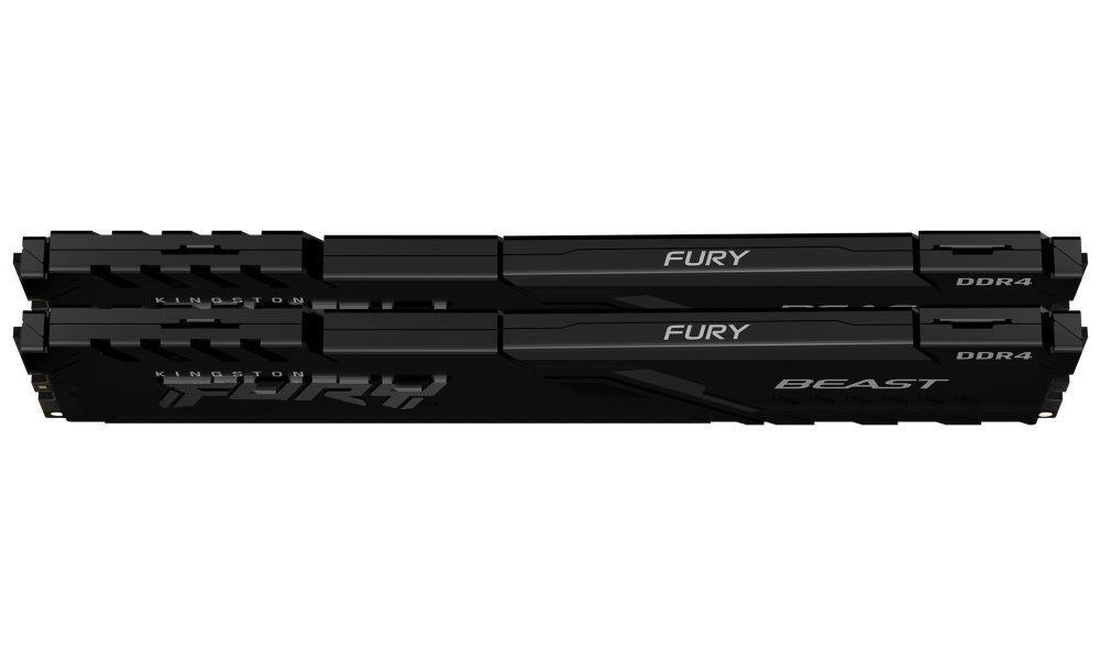 KINGSTON DIMM DDR4 64GB (Kit of 2) 3600MT/ s CL18 FURY Beast Černá1 