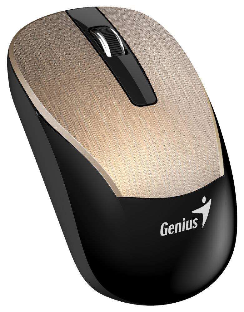 Myš GENIUS ECO-8015/  1600 dpi/  dobíjacia/  bezdrôtová/  zlatá0 