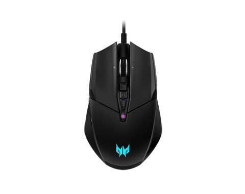 ACER GAMING MOUSE - max. 19000 dpi, 10 programovateľných tlačidiel, 4 farby podsvietenia, 20 mil. kliknite na0 
