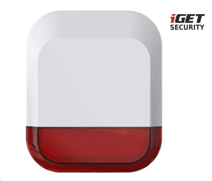 iGET SECURITY EP11 - Bezdrátová venkovní siréna pro alarm iGET SECURITY M50 