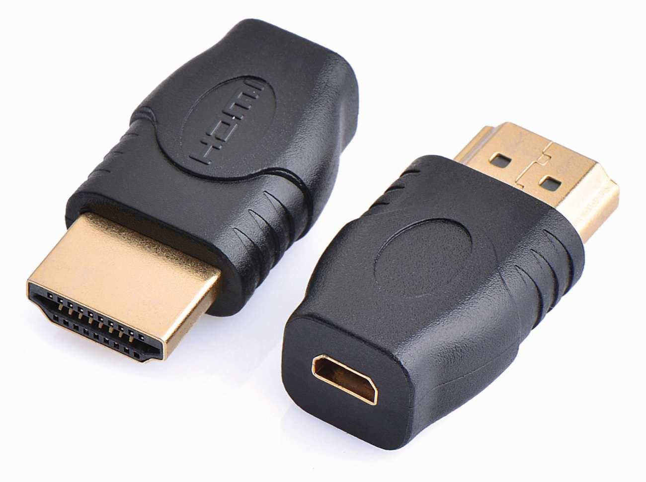 Adaptér PremiumCord micro HDMI typ D samica - HDMI typ A samec0 
