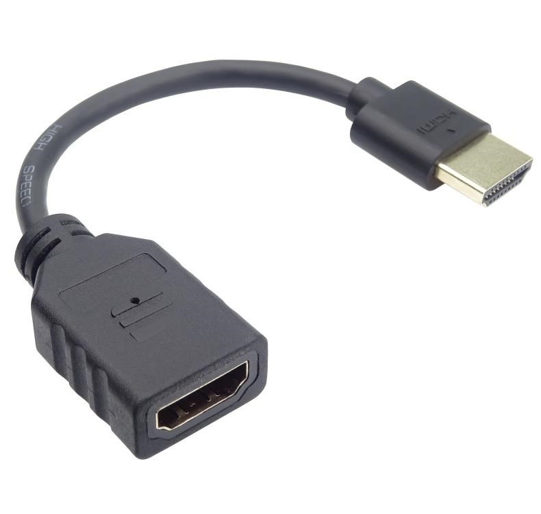 PremiumCord Flexi adaptér HDMI samec - samica na flexibilné káblové pripojenie k televízoru0 
