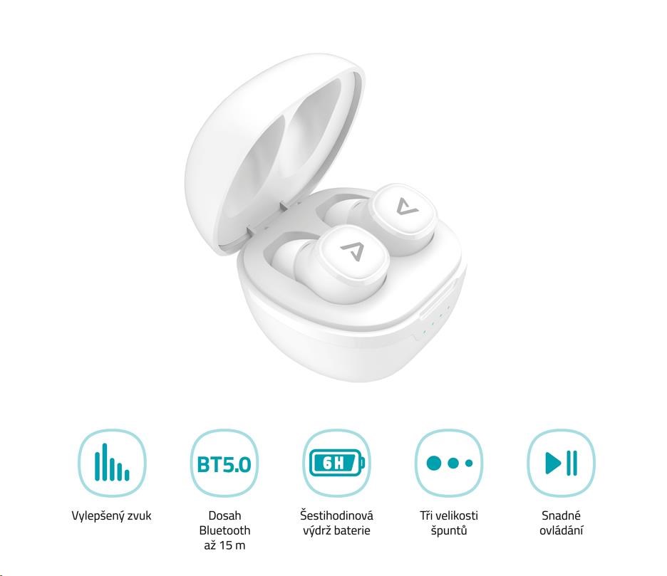 LAMAX Dots2 White,  wireless charging2 