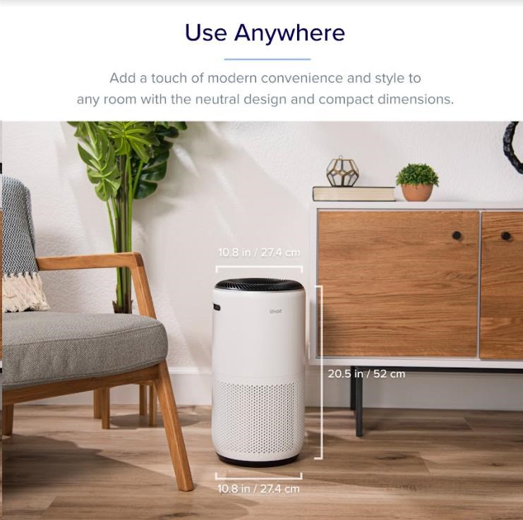 Levoit Core400S SMART - Inteligentní čistička vzduchu11 