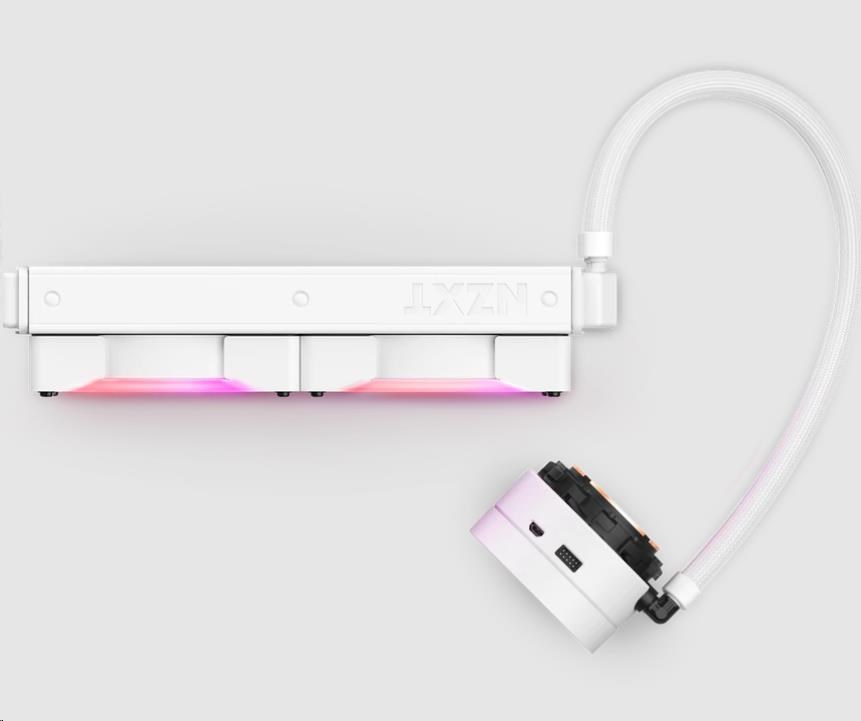 Vodný chladič NZXT Kraken X53 RGB /  2x 120mm ventilátor /  LGA 2066/ 2011(-3)/ 1366/ 1156/ 1155/ 1151/ 1150/ AM4 /  biely4 