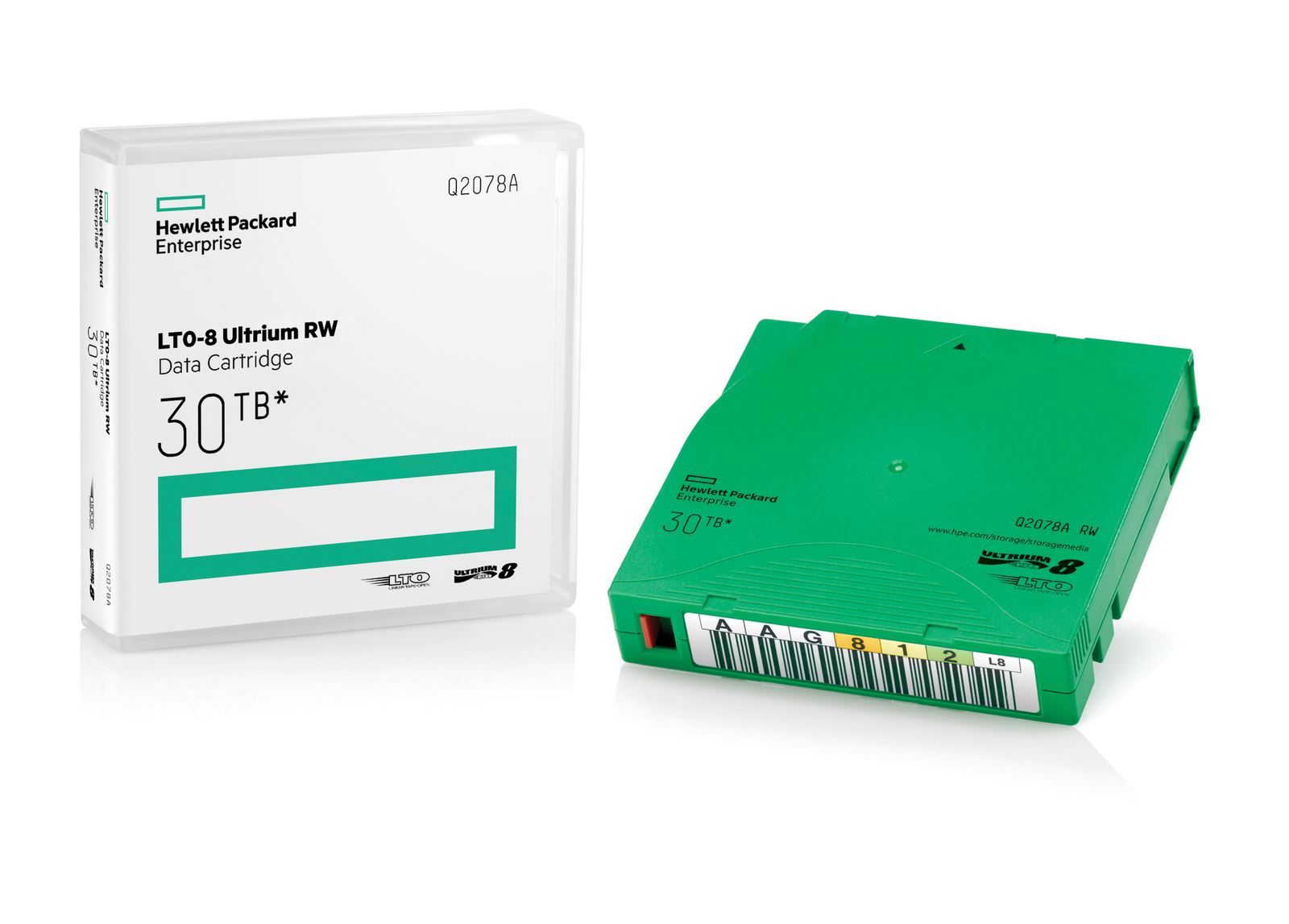 HPE LTO-9 Ultrium 45TB RW Non Custom Labeled Library Pack 20 Data Cartridges with Cases0 