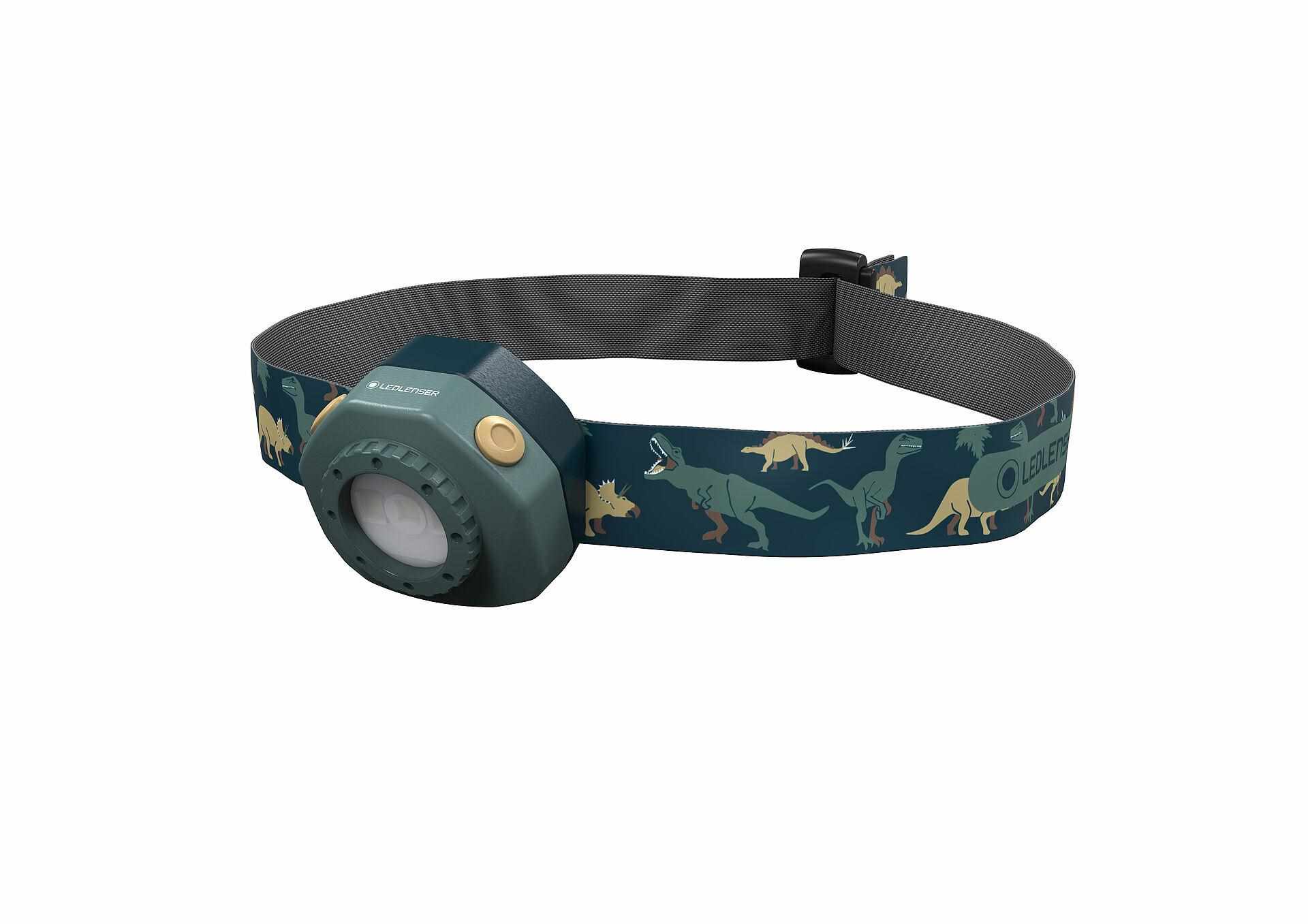 LEDLENSER čelovka  dětská KIDLED4R DINO - Box3 