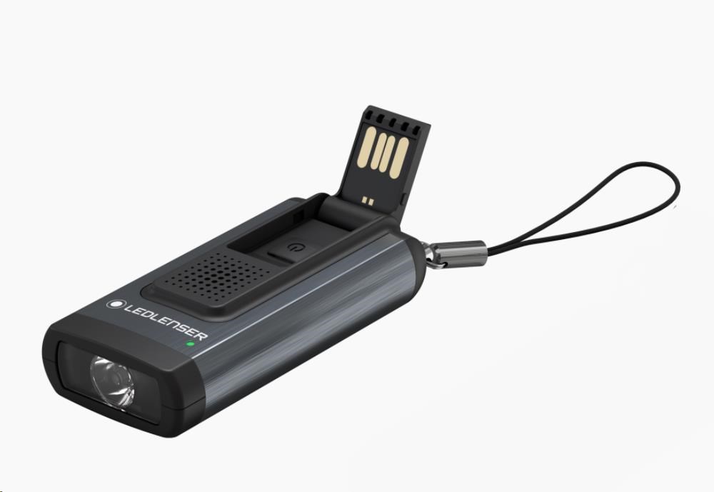 LEDLENSER svítilna s osobním alarmem K6R SAFETY GRAY - Box0 