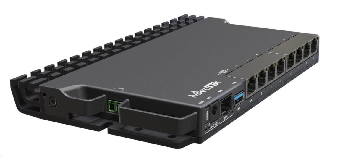 MikroTik RouterBOARD RB5009UG+S+IN,  1400MHz CPU,  1GB RAM,  7xGbE,  1x2, 5GbE,  1xSFP/ SFP+,  1xUSB,  licencia č0 
