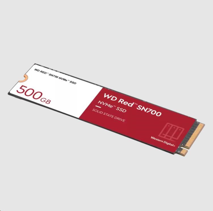 WD RED NVMe SSD 500GB PCIe SN700, Geb3 8GB/s, (R:3430/W:2600 MB/s) TBW 10002 