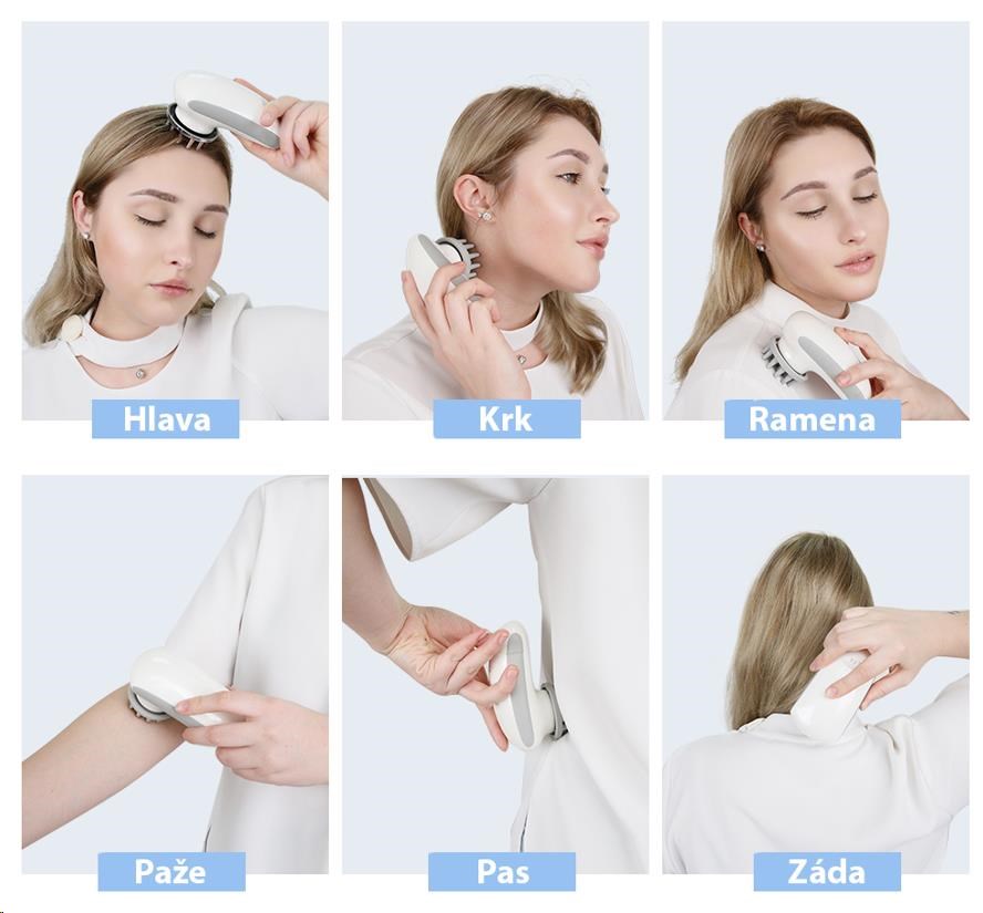 TOUCHBeauty 1718 Masážní a čisticí kartáč na pleť6 