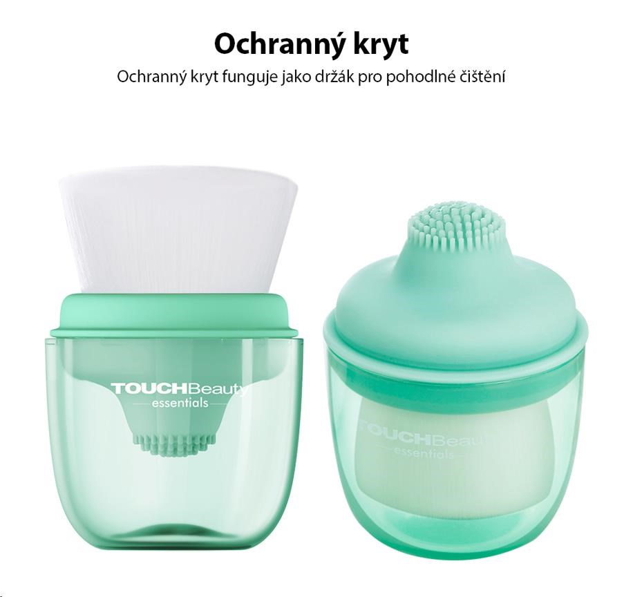 TOUCHBeauty 1762 Silikonový kartáček na pleť3 
