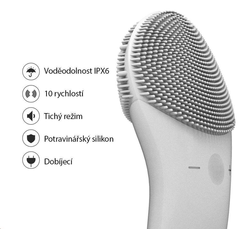 TOUCHBeauty 1788 Sonický čistič pleti zelený1 