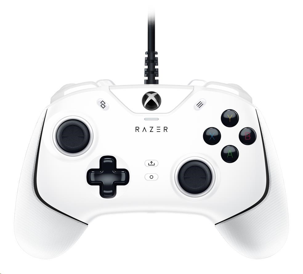 RAZER herní ovladač Wolverine V2 White,  Wired Gaming Controller for Xbox Series X0 