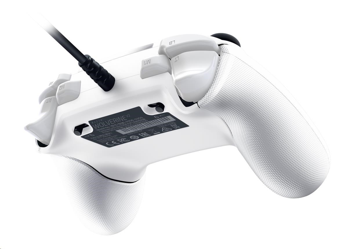 RAZER herní ovladač Wolverine V2 White,  Wired Gaming Controller for Xbox Series X2 