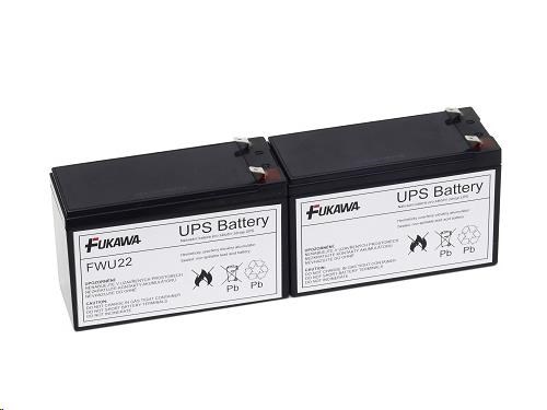 Batérie - FUKAWA FWU-22 sada batérií pre RBC22 (12V/ 7Ah,  2ks)0 