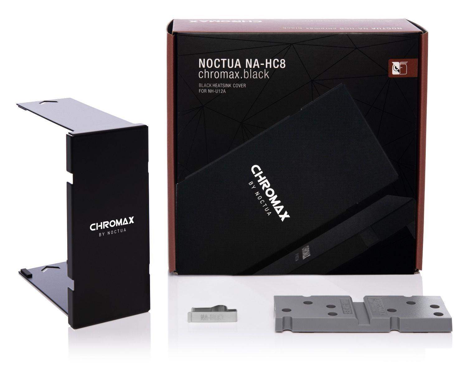 Kryt chladiča CPU NOCTUA NA-HC8 chromax.čierna, čierna0 