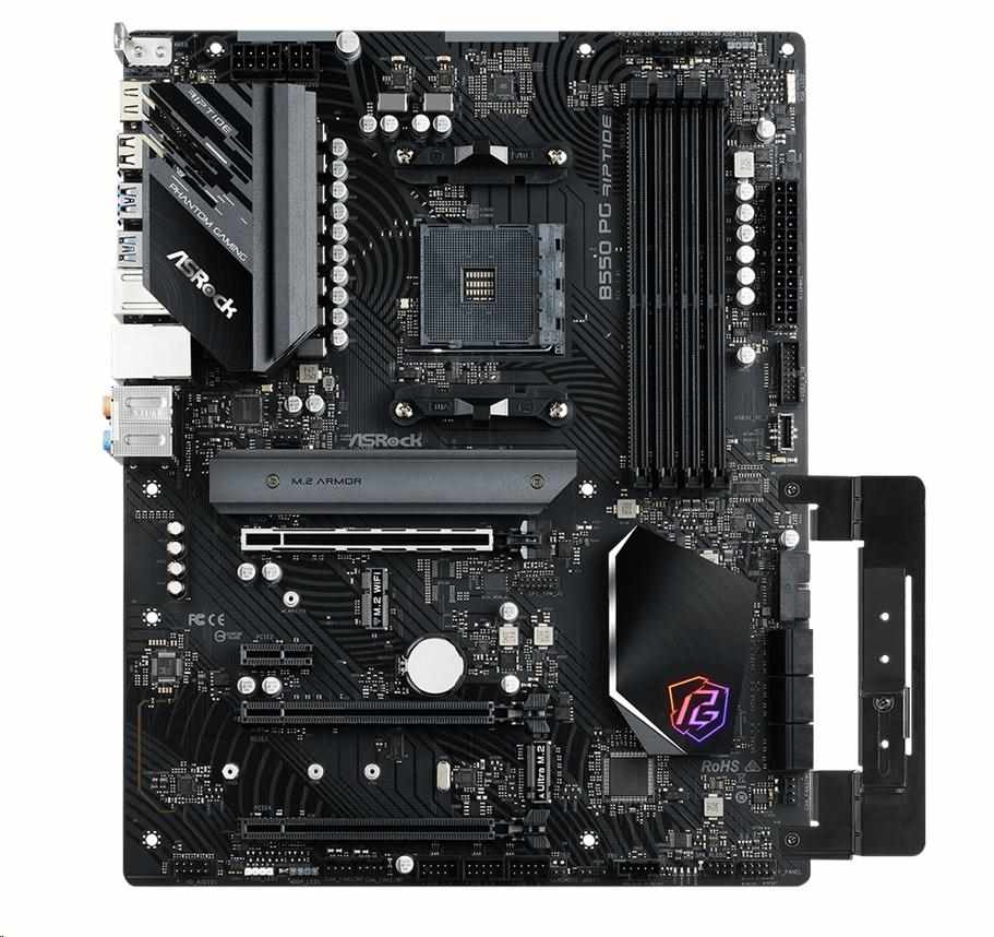 ASRock MB Sc AM4 B550 PG Riptide,  AMD B550,  4xDDR4,  1xHDMI0 