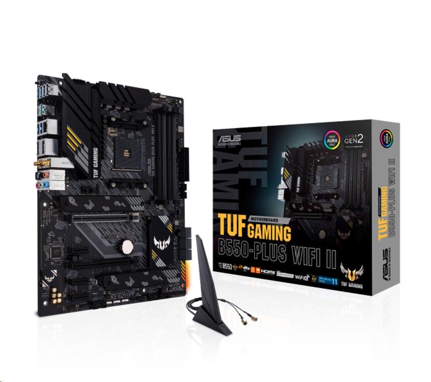 ASUS MB Sc AM4 TUF GAMING B550-PLUS (WI-FI) II,  AMD B550,  4xDDR4,  1xDP,  1xHDMI,  WI-FI1 