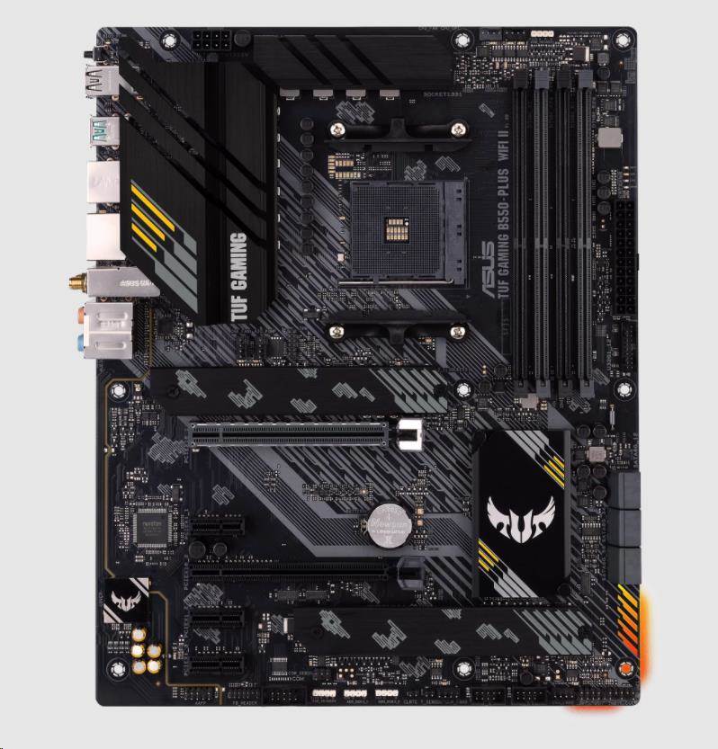 ASUS MB Sc AM4 TUF GAMING B550-PLUS (WI-FI) II,  AMD B550,  4xDDR4,  1xDP,  1xHDMI,  WI-FI2 