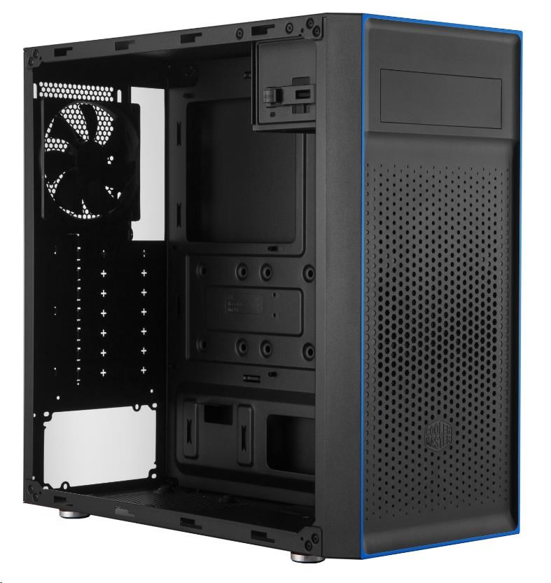 Cooler Master case MasterBox E501L,  ATX,  1x 120mm Fan,  Černá4 