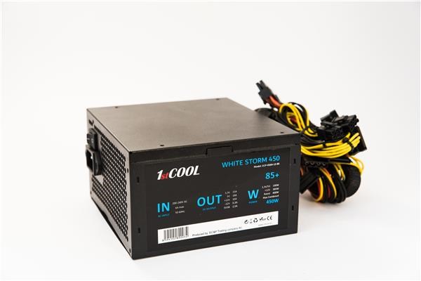 BAZAR - 1stCOOL zdroj ATX 450W WHITE STORM 450, APFC, 85+ - opraveno2 