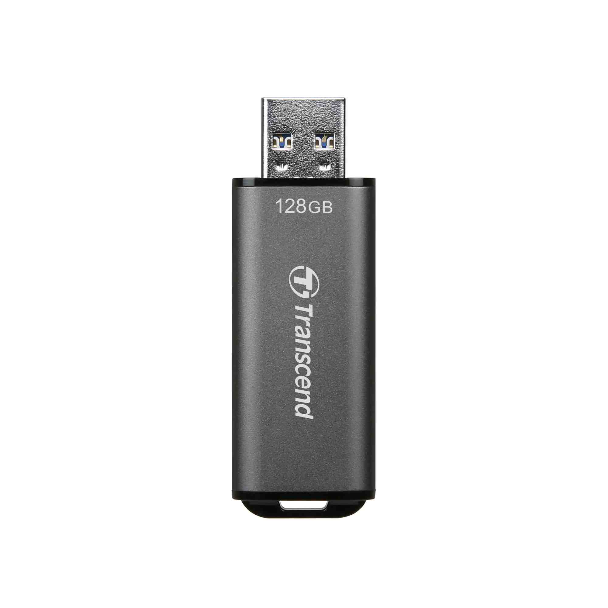 TRANSCEND Flash disk 128GB JetFlash®920,  TLC,  USB 3.2 (R:420/ W:400 MB/ s) čierna8 