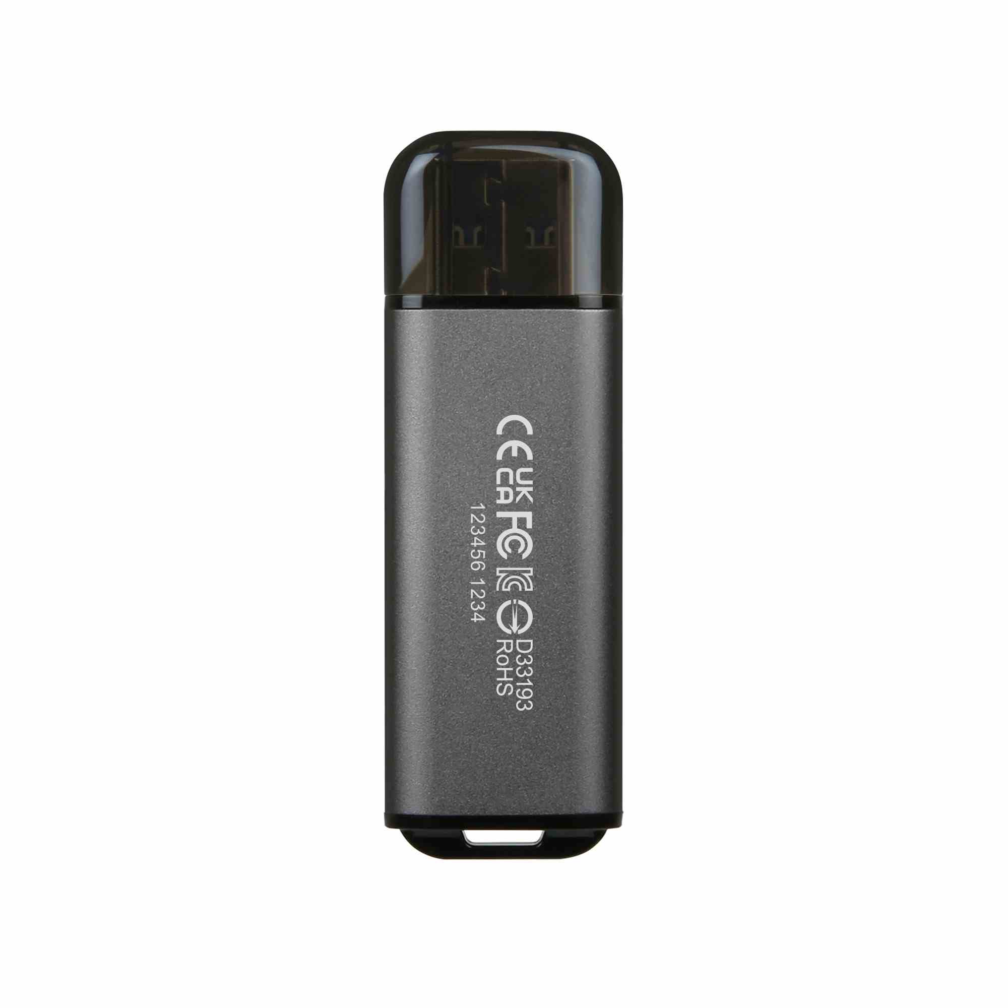 TRANSCEND Flash disk 128GB JetFlash®920,  TLC,  USB 3.2 (R:420/ W:400 MB/ s) čierna8 
