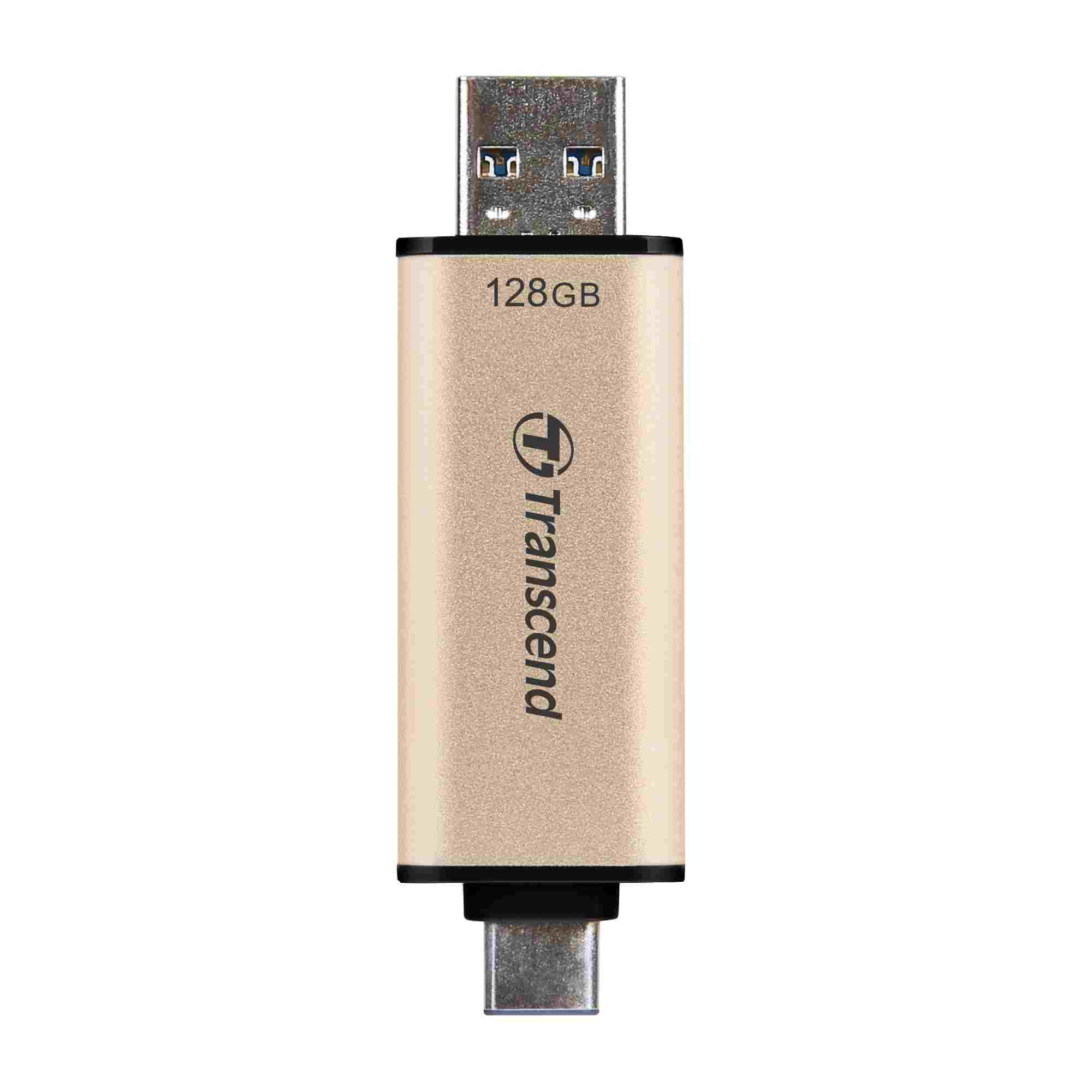 TRANSCEND Flash disk 128GB JetFlash®930C,  TLC,  USB 3.2/ USB typu C (R:420/ W:400 MB/ s) čierna2 