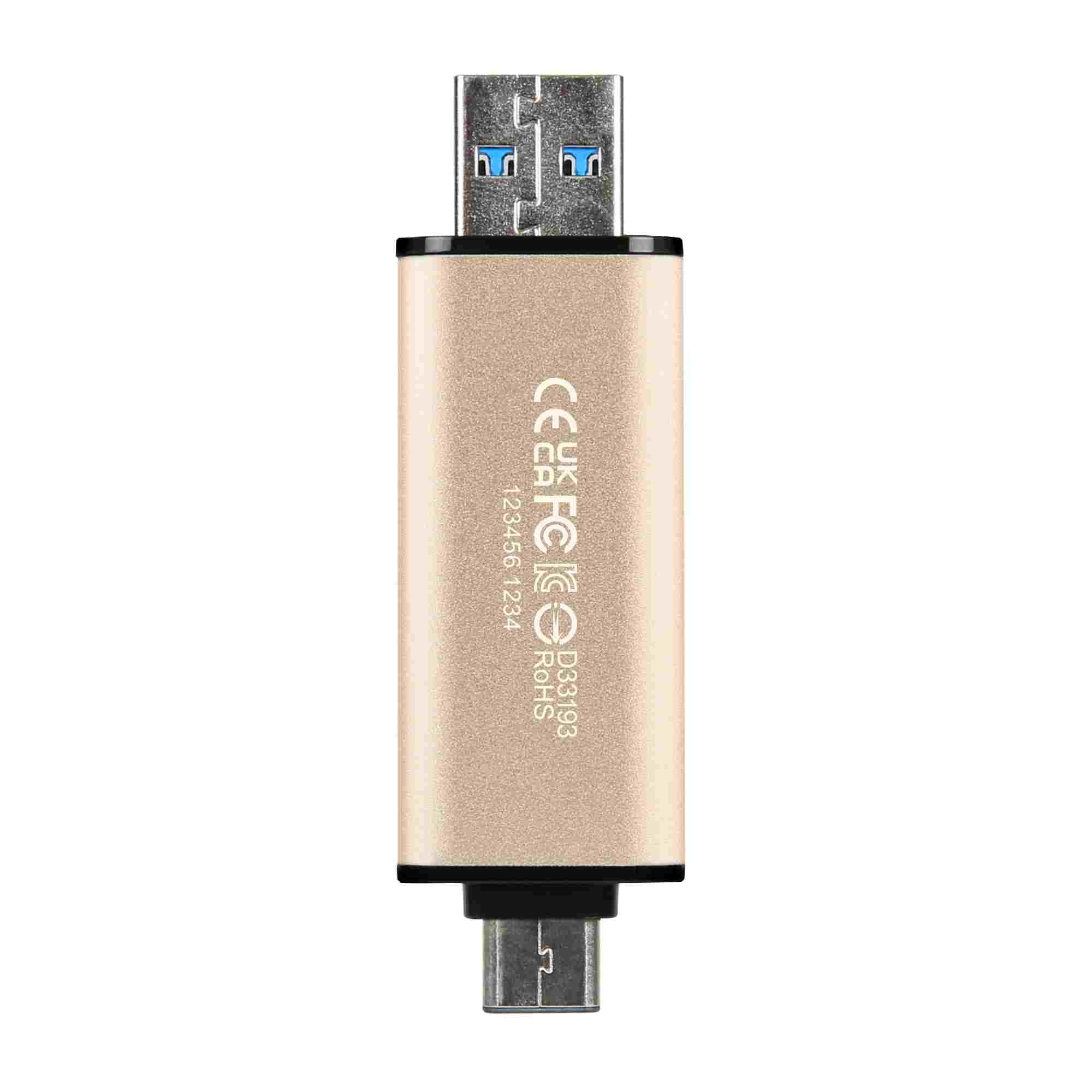 TRANSCEND Flash disk 128GB JetFlash®930C,  TLC,  USB 3.2/ USB typu C (R:420/ W:400 MB/ s) čierna4 