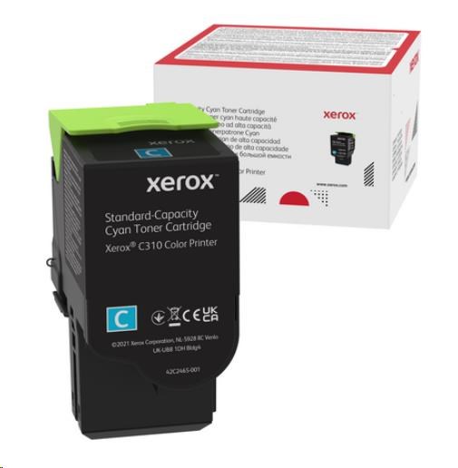 Azurová tonerová kazeta Xerox so štandardnou kapacitou pre C31x (2 000 strán)0 
