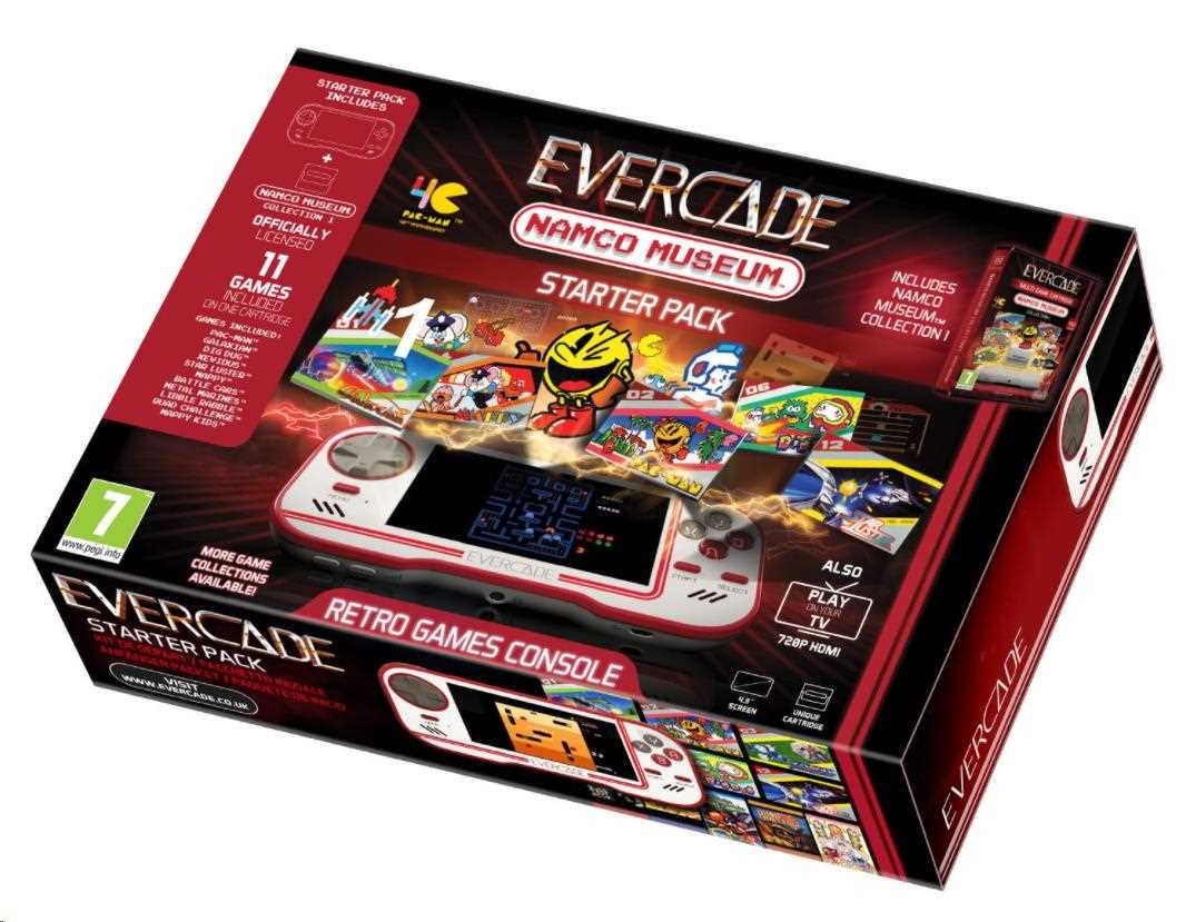 Evercade Handheld Starter Pack4 