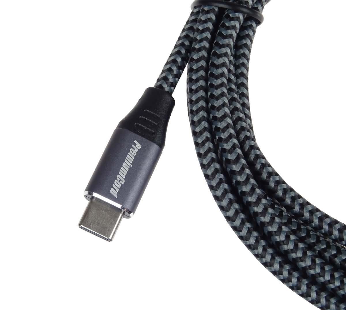 PREMIUMCORD USB-C na USB 3.0 A (USB 3.1 generácia 1,  3A,  5Gbit/ s) 1m opletenie2 