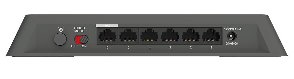 D-Link DMS-106XT 6-portový multi-gigabitový neriadený prepínač,  5x 2, 5G,  1x 10G1 