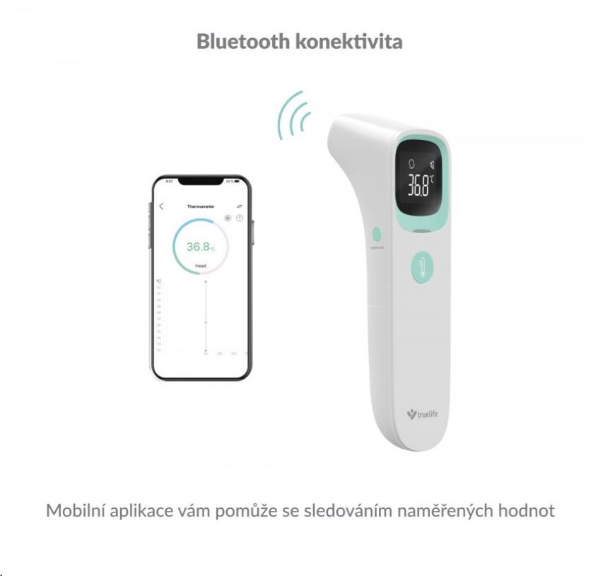 TrueLife Care Q10 BT - bezdotykový zdravotní teploměr5 