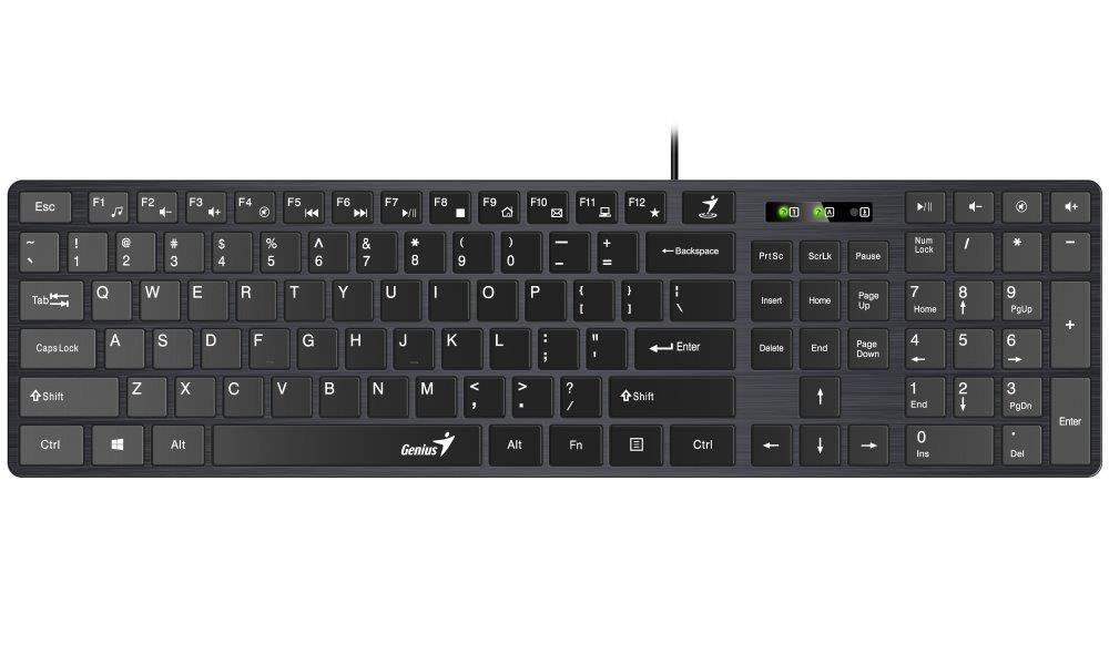 Genius set klávesnica + myš SlimStar C126 CZ+ SK1 