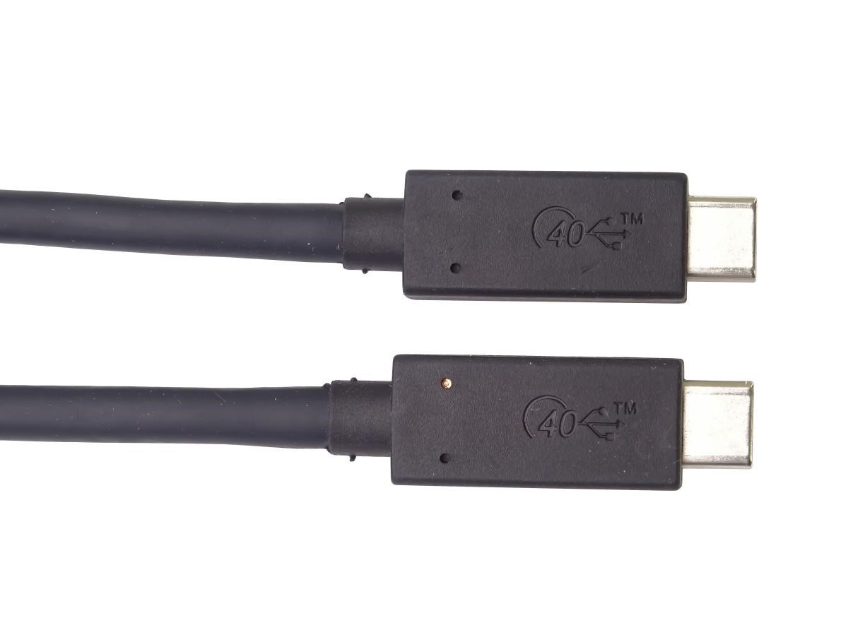 PREMIUMCORD USB4™ 40Gbps 8K@60Hz kábel Thunderbolt 3,  0, 5 m2 