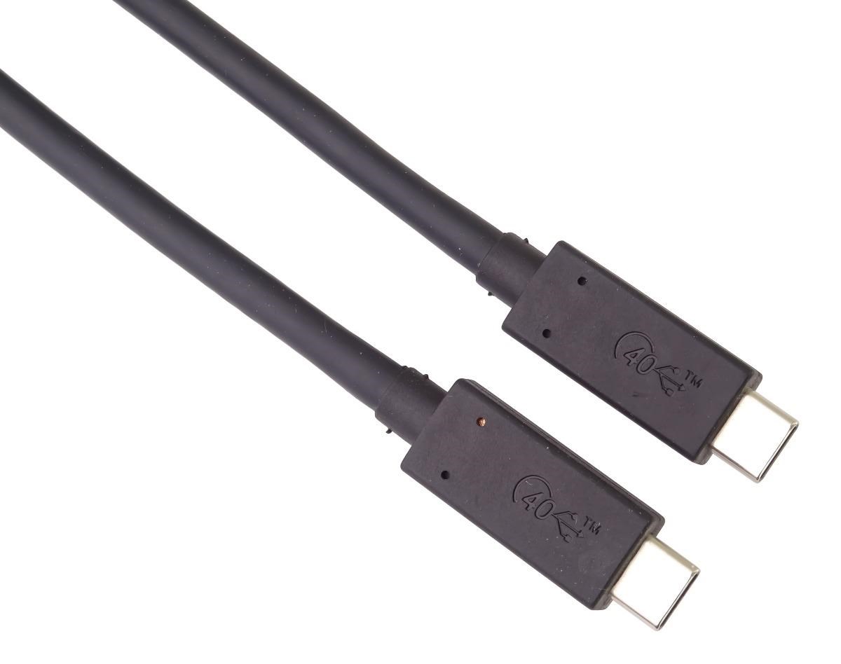 PREMIUMCORD USB4™ 40Gbps 8K@60Hz kábel Thunderbolt 3,  0, 5 m3 