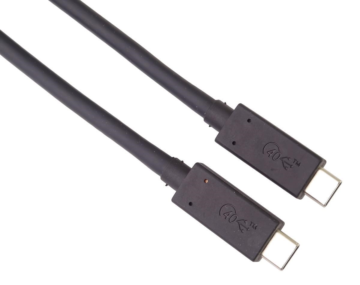 PREMIUMCORD USB4™ 40Gbps 8K@60Hz kábel Thunderbolt 3,  1, 2 m7 
