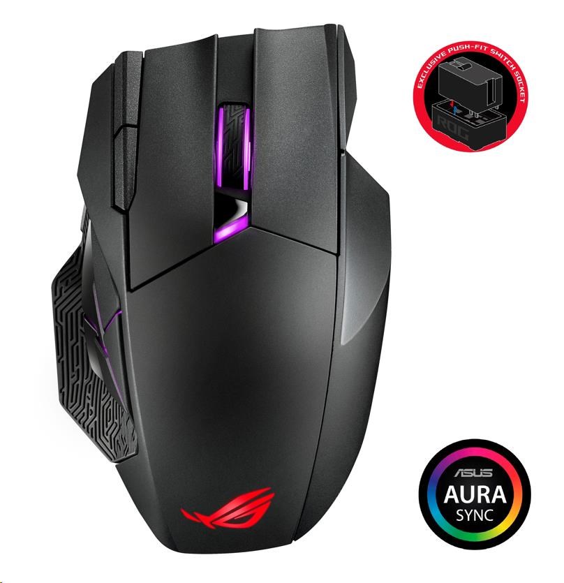Myš ASUS ROG SPATHA X (P707), bezdrôtová, čierna0 