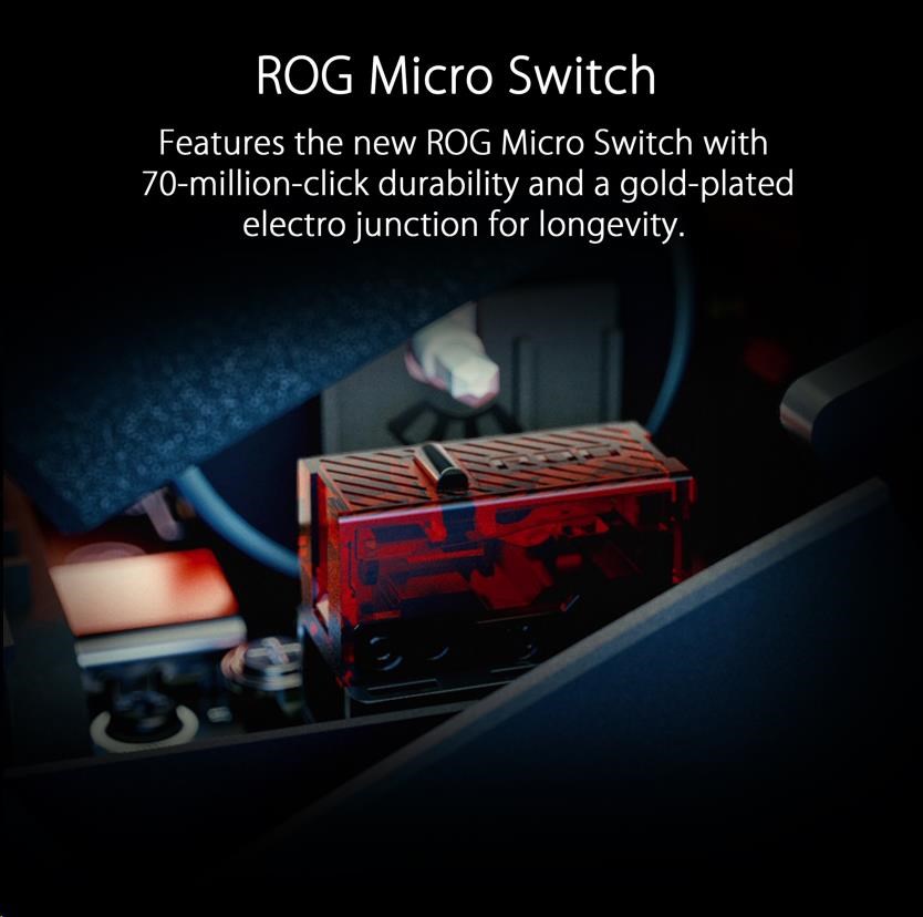 Myš ASUS ROG SPATHA X (P707), bezdrôtová, čierna14 