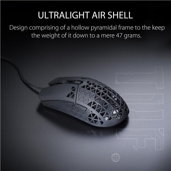 Myš ASUS TUF GAMING M4 AIR (P307), USB, čierna9 