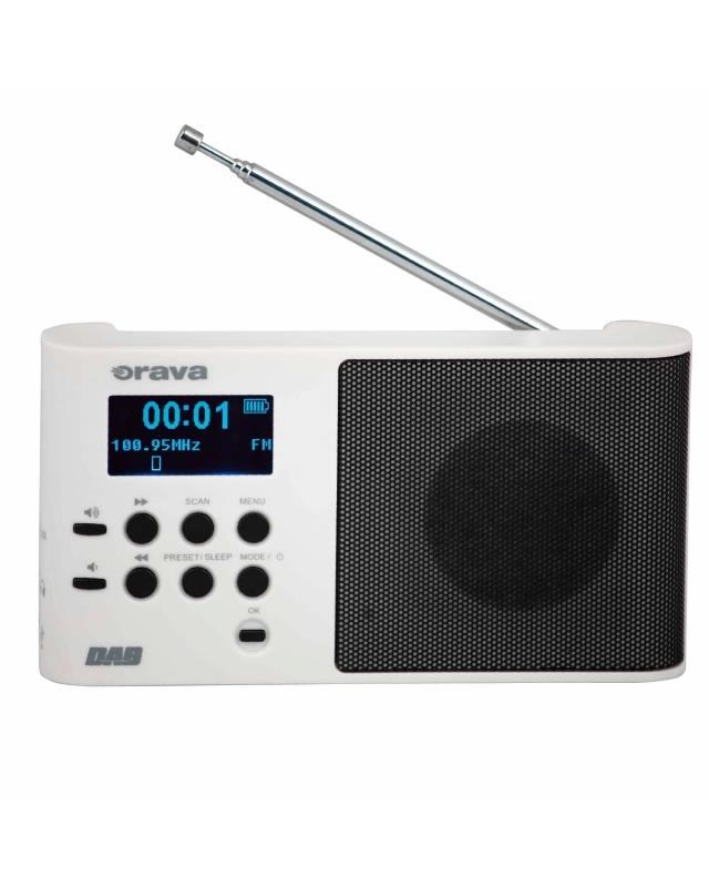 ORAVA DAB W Digitální DAB  FM přenosné rádio2 