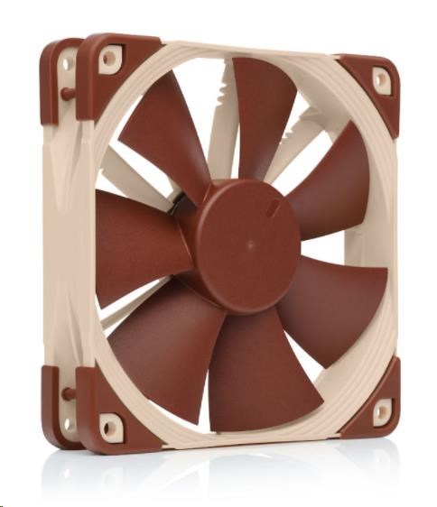 NOCTUA Ventilátor NF-F12 5V PWM,  120mm,  hnědá1 