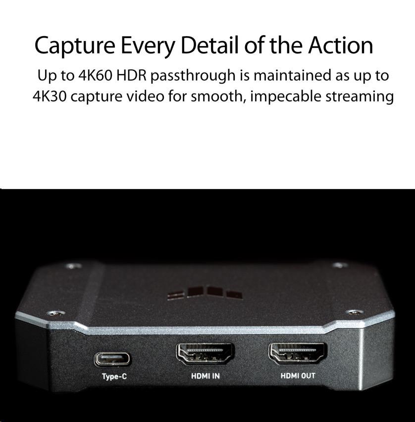 Záznamové zariadenie ASUS TUF GAMING CAPTURE BOX-CU4K306 