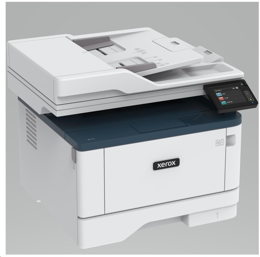 Xerox B315V_DNI B&W laser. MFZ,  A4,  512 MB,  DUPLEX,  DADF,  40 strán za minútu,  Ethernet/ Wifi/ USB,  Apple AirPrint1 