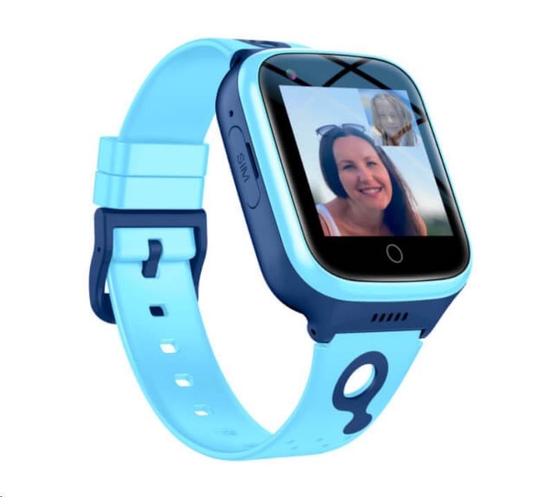 CARNEO dětské GPS hodinky GuardKid+ 4G Platinum blue2 
