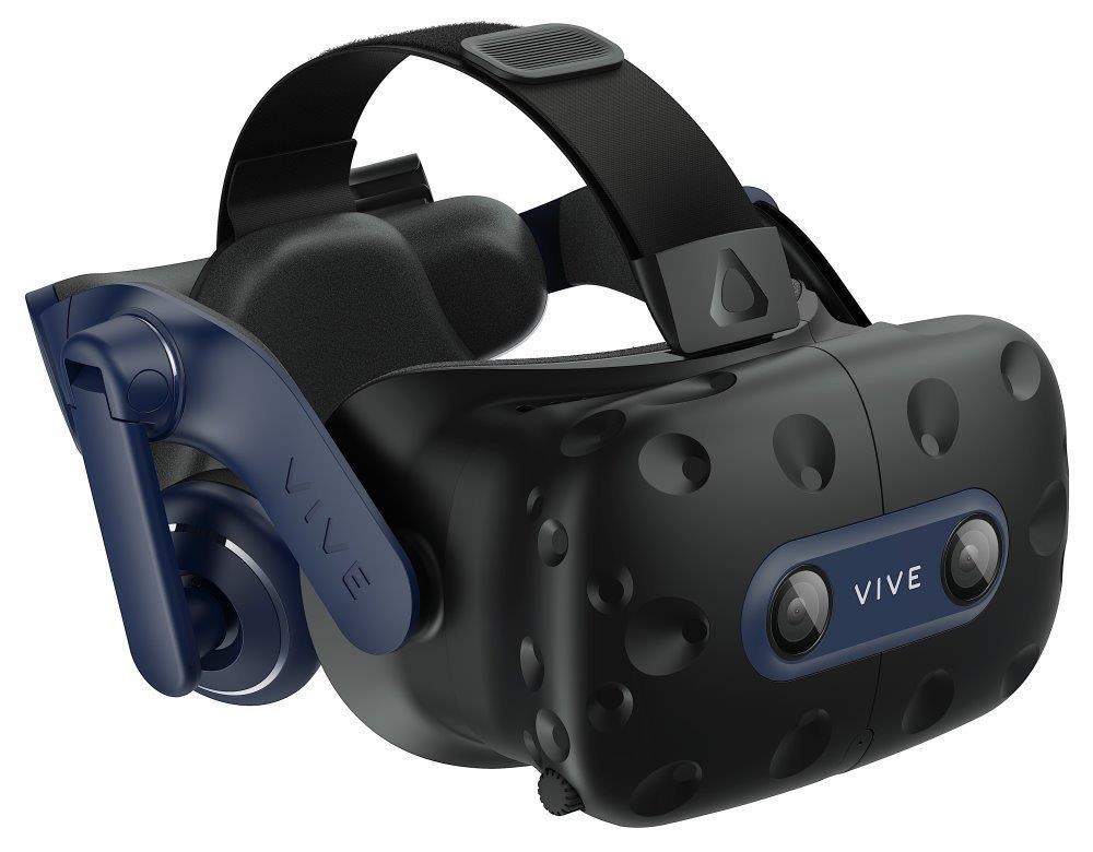 HTC Vive Pro 2 HMD brýle pro virtuální realitu,  2x 2448x2448px 5K rozlišení,  120Hz,  FOV 120°,  černá/ modrá6 